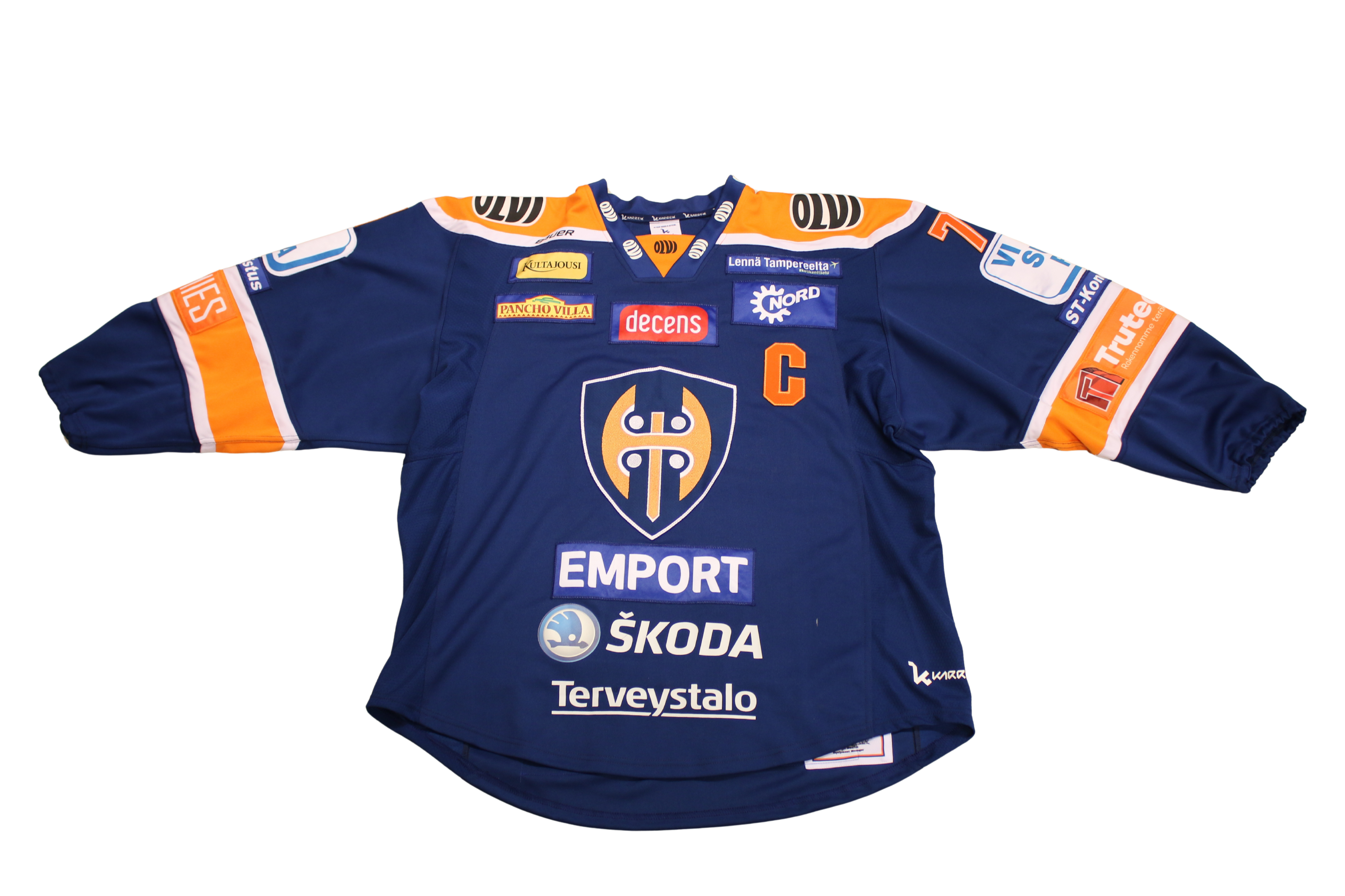 Kuusela pelipaita edestä